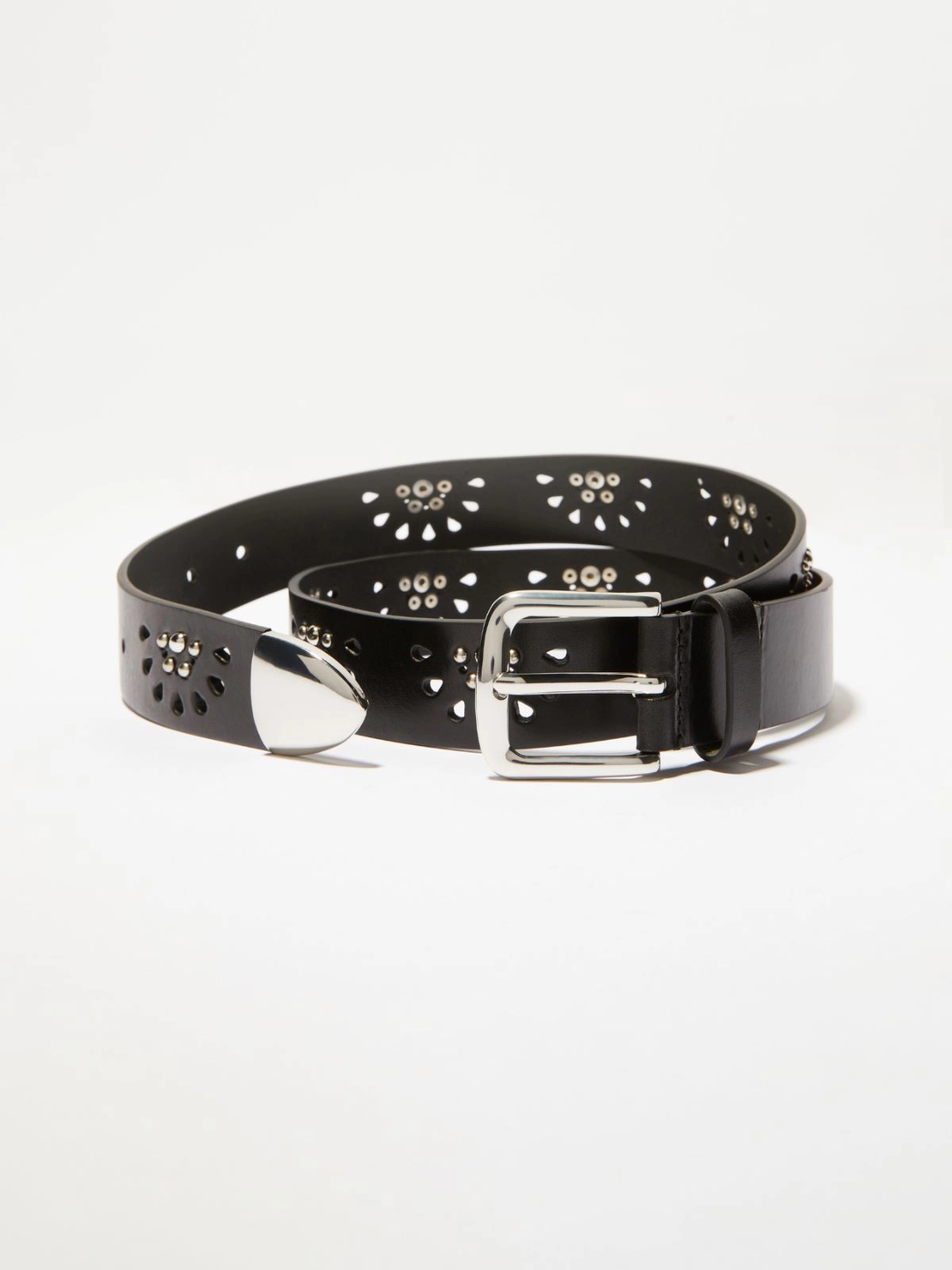 Studded Leather Belt